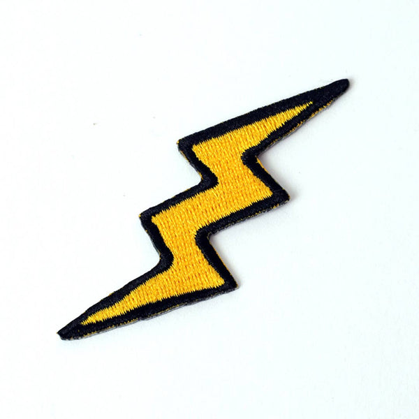 Jean-Michel Basquiat Lightning Bolt Patch