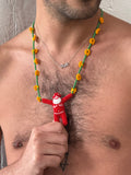 Walter Van Beirendonck Daisy Necklace Orange