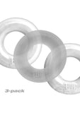 Hunkyjunk HUJ3 Silicone C-Rings (3 Pack) - White Ice