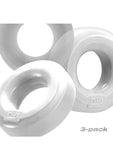 Hunkyjunk HUJ3 Silicone C-Rings (3 Pack) - White Ice