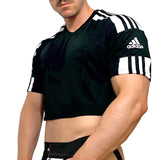 Adidas Sport Black Short Sleeve Crop Top BY SNEAKERMASK