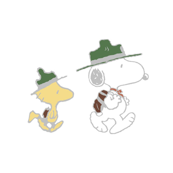 Snoopy & Woodstock Beagle Scouts Enamel Pin Set
