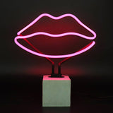 Neon 'lips' Sign