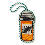 Happy Pills Needlepoint Ornament