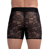 Menagerie Intimates Boxer Brief Black Rose