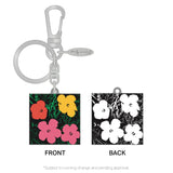 Andy Warhol Metal Flowers Keyclip