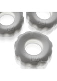 Hunkyjunk HUJ Cockrings (3 Pack) - White Ice