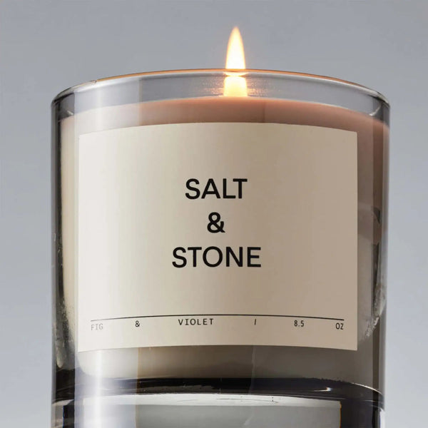 SALT & STONE Fig & Violet Candle