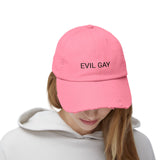 EVIL GAY Distressed Cap in 6 colors