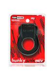 Hunkyjunk Revring Reverb Vibrating Cock Ring - Tar Ice