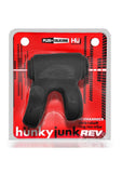 Hunkyjunk Revhammer Reverb Shaft Vibrating Cock Ring - Tar Ice