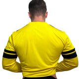 Adidas Neo Yellow Long Sleeve Crop Top BY SNEAKERMASK