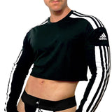 Adidas Sport Black Long Sleeve Crop Top BY SNEAKERMASK