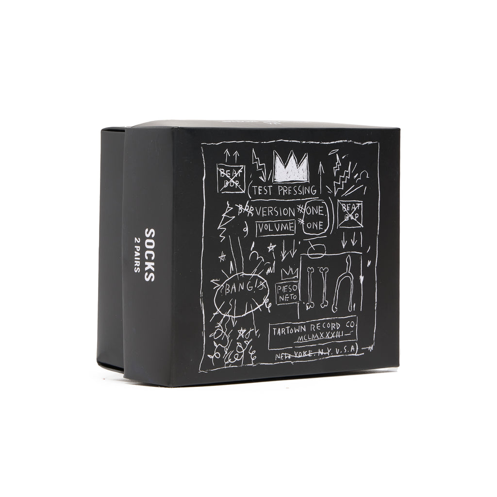 Jean-Michel Basquiat Beat Bop Knit Socks Box, Set of 2