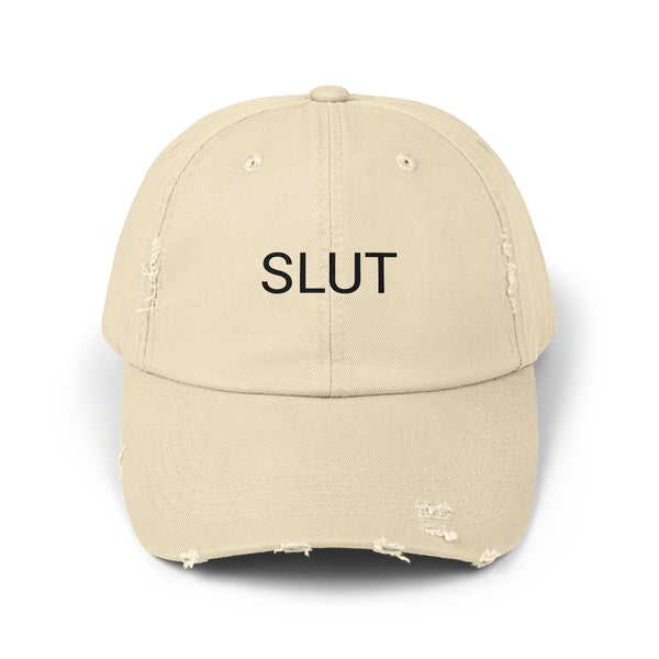 SLUT Distressed Cap in 6 colors