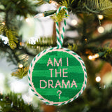 Drama Needlepoint Ornament