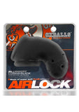 Oxballs Airlock Air-Lite Vented Silicone Chastity - Black Ice