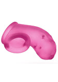 Oxballs Airlock Air-Lite Vented Silicone Chastity - Pink Ice