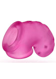 Oxballs Airlock Air-Lite Vented Silicone Chastity - Pink Ice