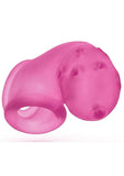 Oxballs Airlock Air-Lite Vented Silicone Chastity - Pink Ice