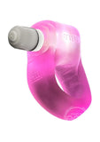 Oxballs Glowdick Silicone Cockring with LED - Pink Ice