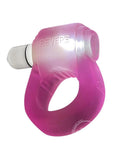 Oxballs Glowdick Silicone Cockring with LED - Pink Ice