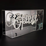 'open' Acrylic Box Neon Light