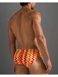 TEAMM8 Resort Wide Cut Swim Brief - Red Mirage