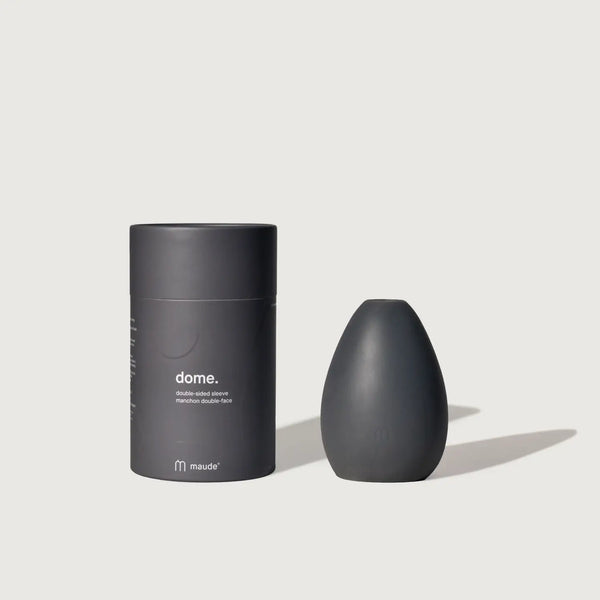 Maude Dome, Charcoal - Multi-Textured Sleeve