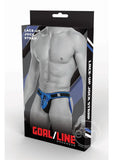 Goal Line Lace-Up Jockstrap Blue