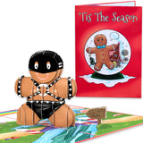 Tis the Season Funny 3D Pop-Up Naughty Christmas Card