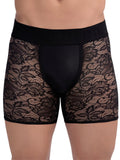 Menagerie Intimates Boxer Brief Black Rose