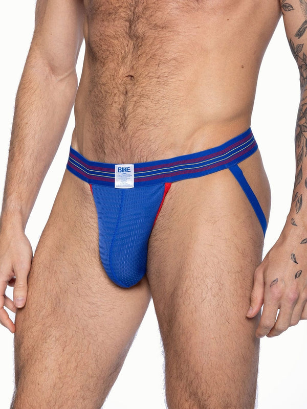 BIKE ATHLETIC Mesh Jockstrap - Blue
