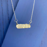 Hunk Charm Necklace Sterling Silver by Gilty Boy