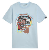 Jean-Michel Basquiat Skull T-Shirt, Blue