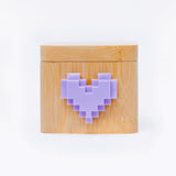 Lovebox Color & Photo - Lilac Pixel Heart