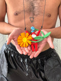 Walter Van Beirendonck Walter + Flower Necklace