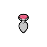 Gem Butt Plug Enamel Pin