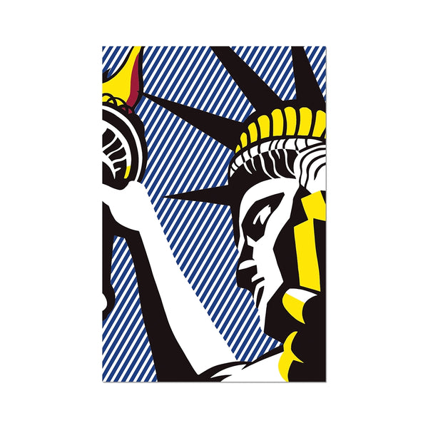 I Love Liberty By Roy Lichtenstein (New York) - Die-Cut Sticker