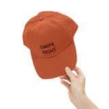 SWIPE RIGHT Distressed Cap in 6 colors
