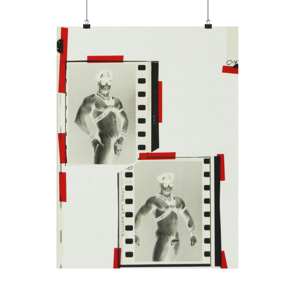 90S VINTAGE GAY PORN TRANSPARENCY Matte Vertical Poster #20