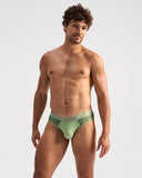 TEAMM8 Score Sheer Slim Brief - Sage