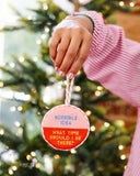 Horrible Idea Needlepoint Ornament