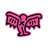 Keith Haring Pink Pop Shop Devil - Die-Cut Sticker