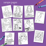 Beverly Hills Housewives Coloring Book