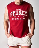 TEAMM8 S.S.C. Legacy Box Muscle Tank Maroon