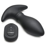 Rim Slide 10X Sliding Ring Silicone Butt Plug W/ Remote