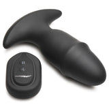 Butt Slider 10X Sliding Ring Silicone Missile Plug W/ Remote