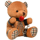 GAGGED TEDDY BEAR PLUSH