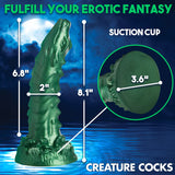 Creature Cocks Cockness Monster Silicone Dildo 6.8in